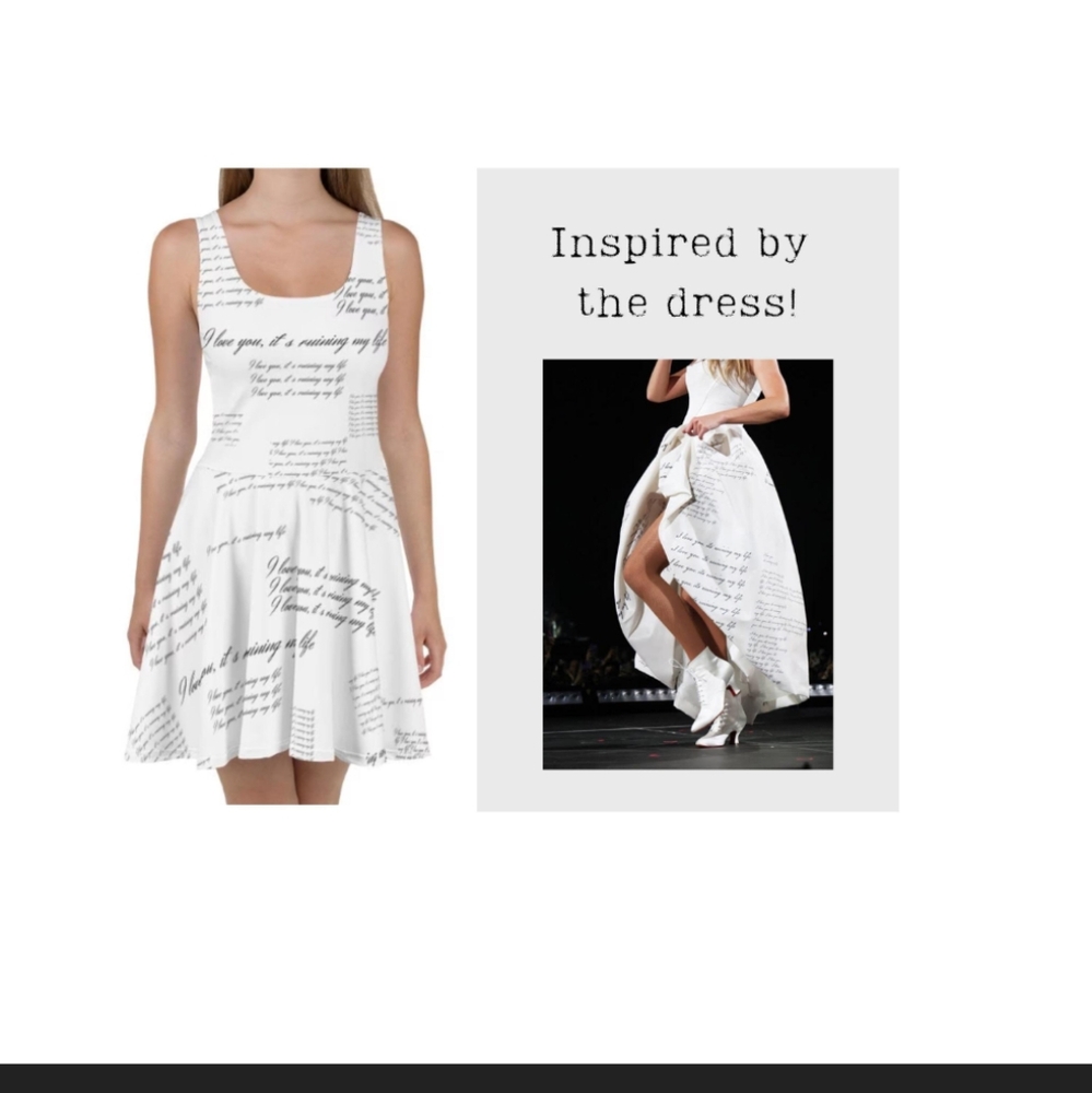 ERAS TOUR TTPD DRESS**PLUS SIZE 3X***ERAS TOUR SWIFTIES LOOK!!